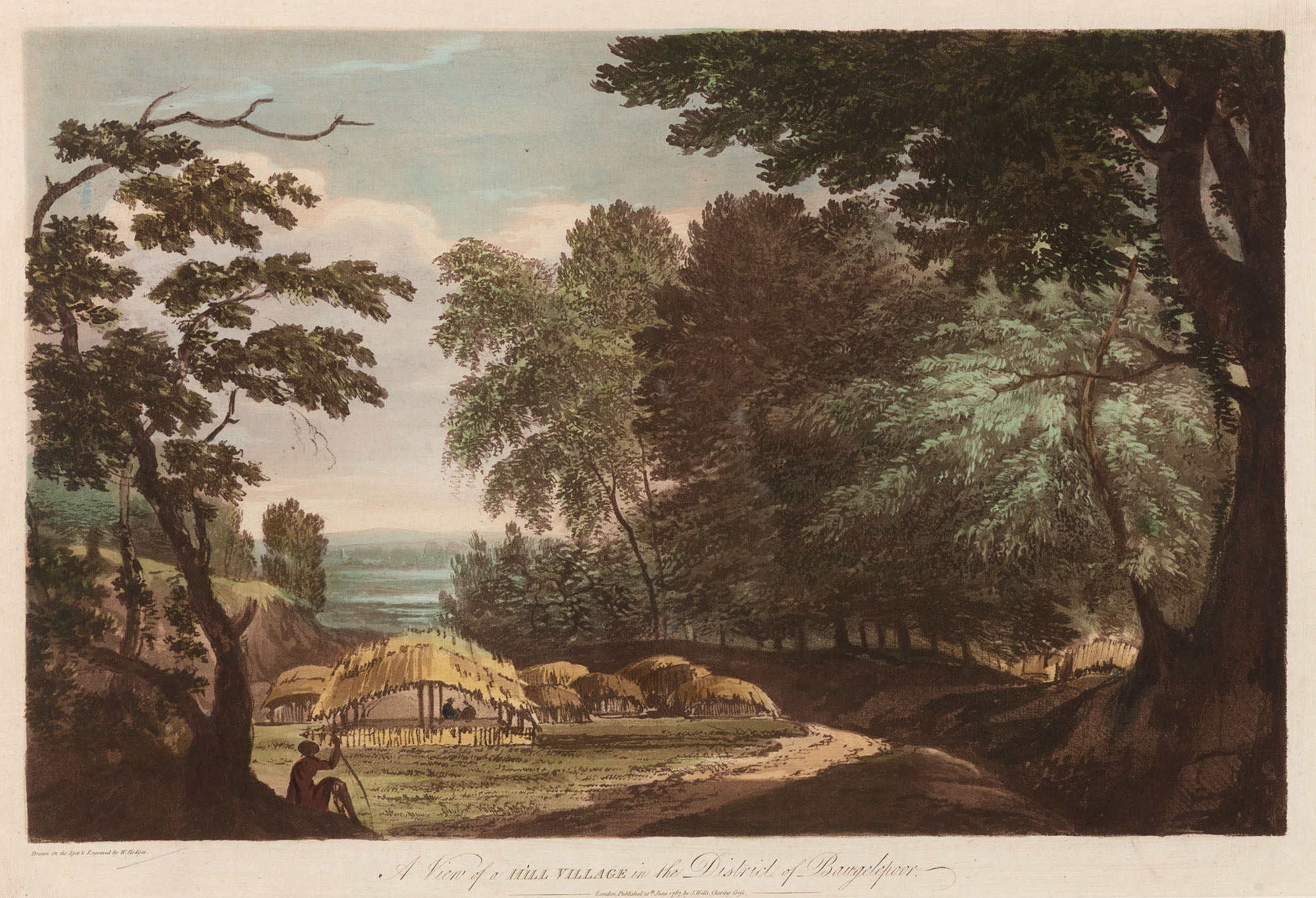 A View of the Hill Village in the District of Bauglepore (Select Views in India), c. 1780 - 1783