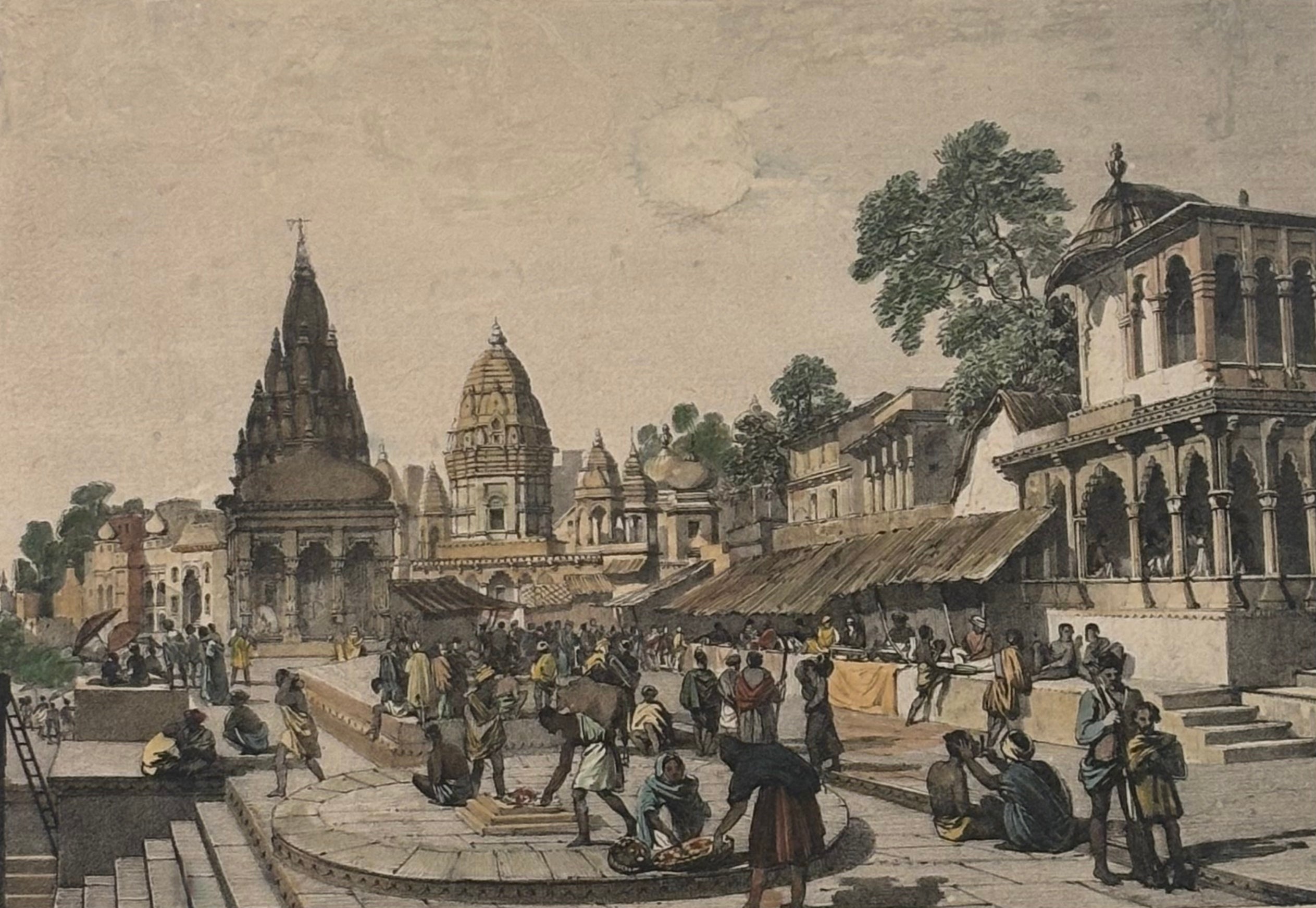 Benaras (Scenes of Benaras, First Edition, 1833)