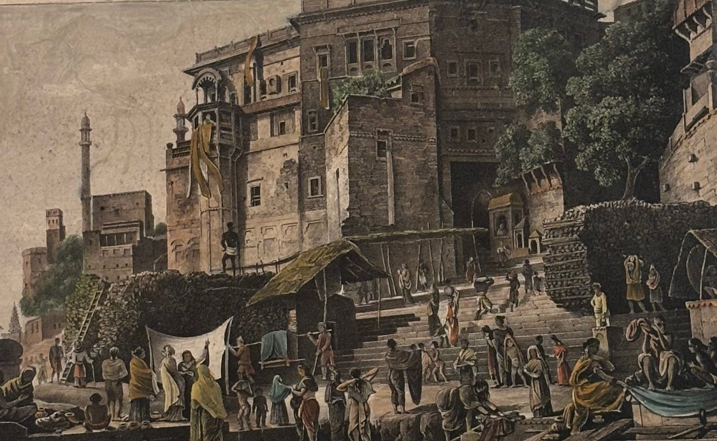 Bruhma Ghat (Scenes of Benaras, First Edition, 1833)