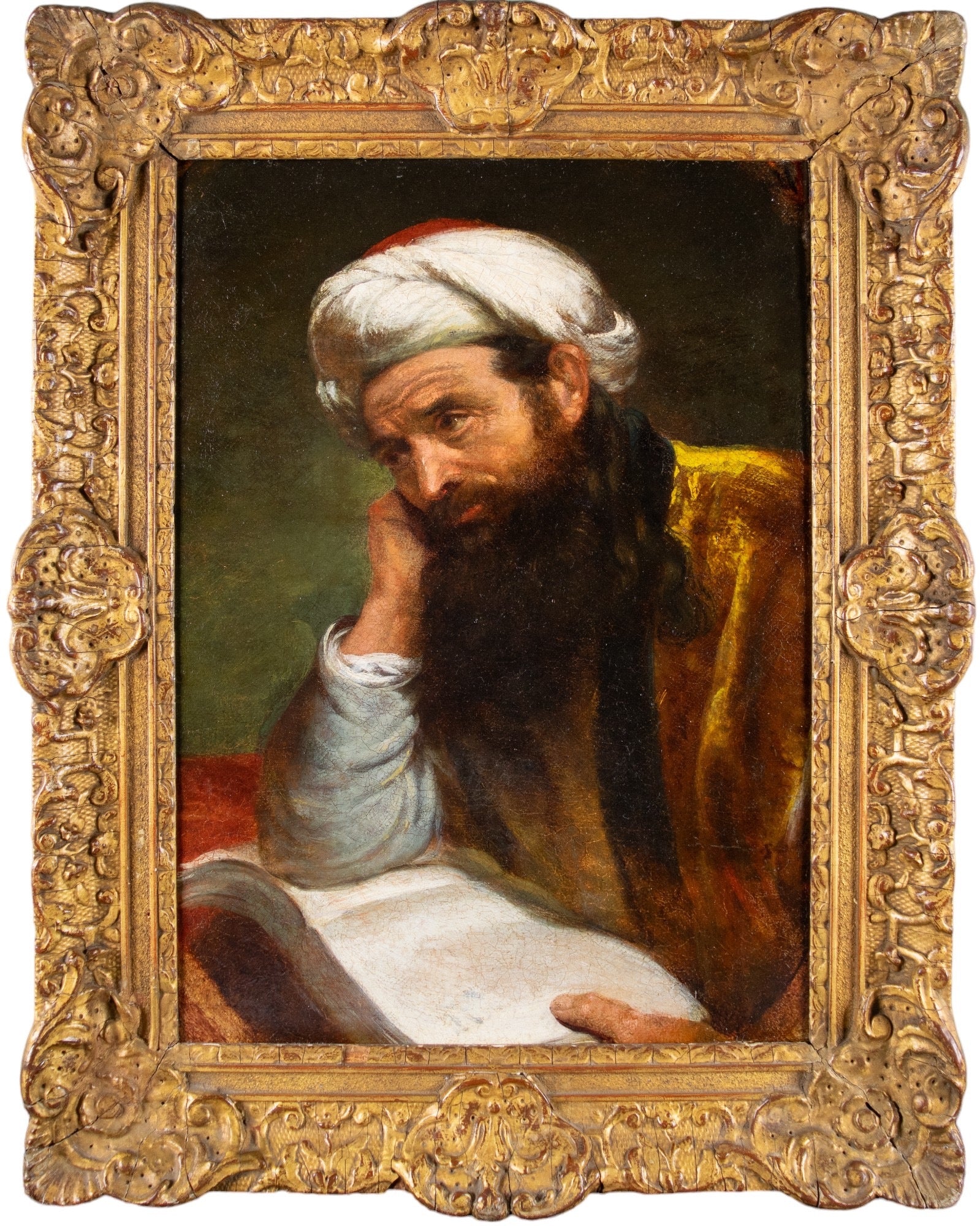 Continental School; A portrait of a gentleman in a turban
