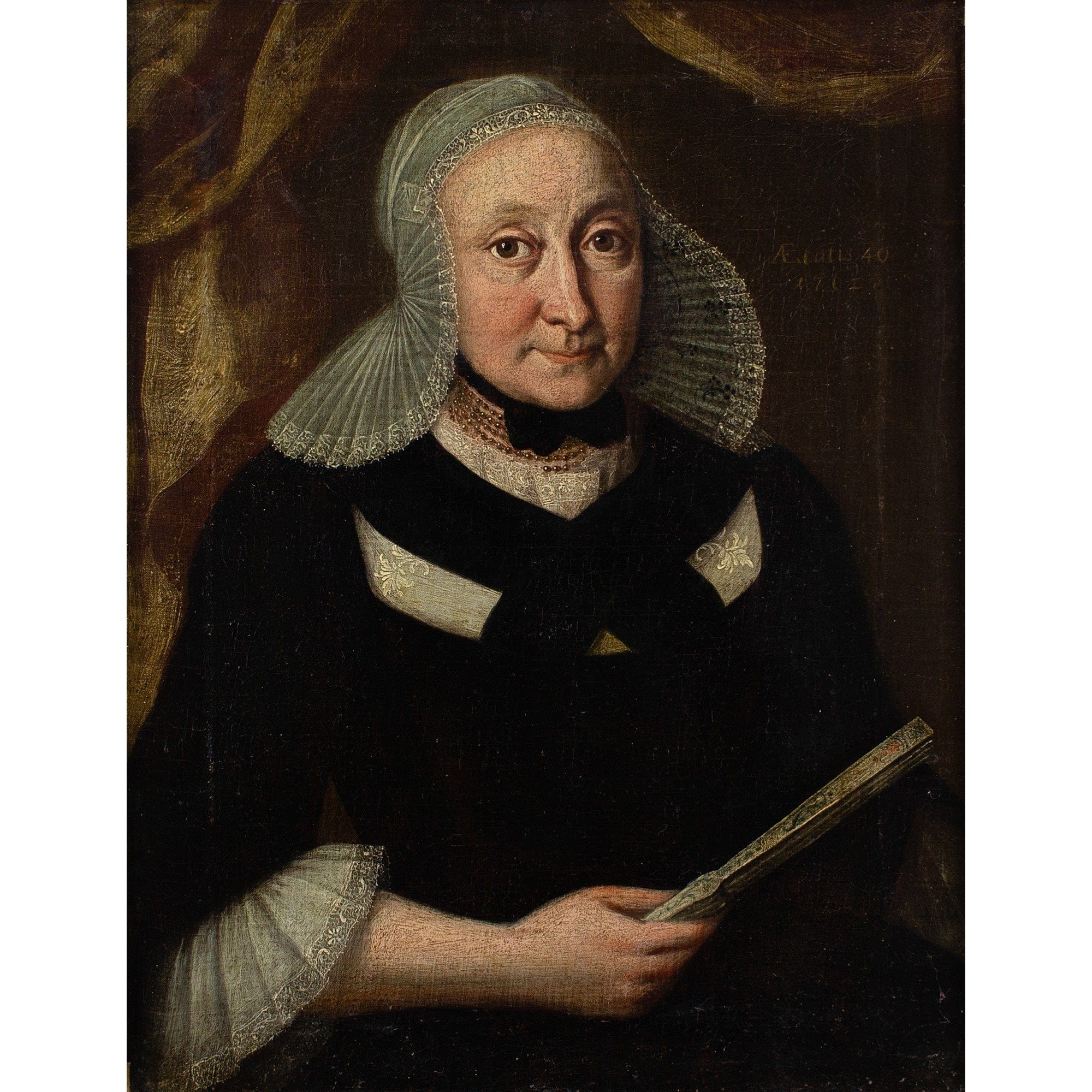 Portrait of a Lady with a Fan, French School