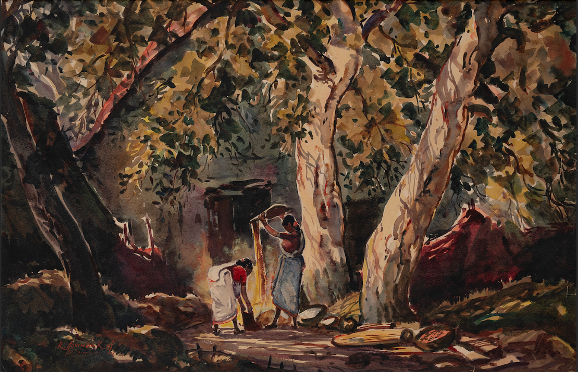 Paddy Cleaning, 1959