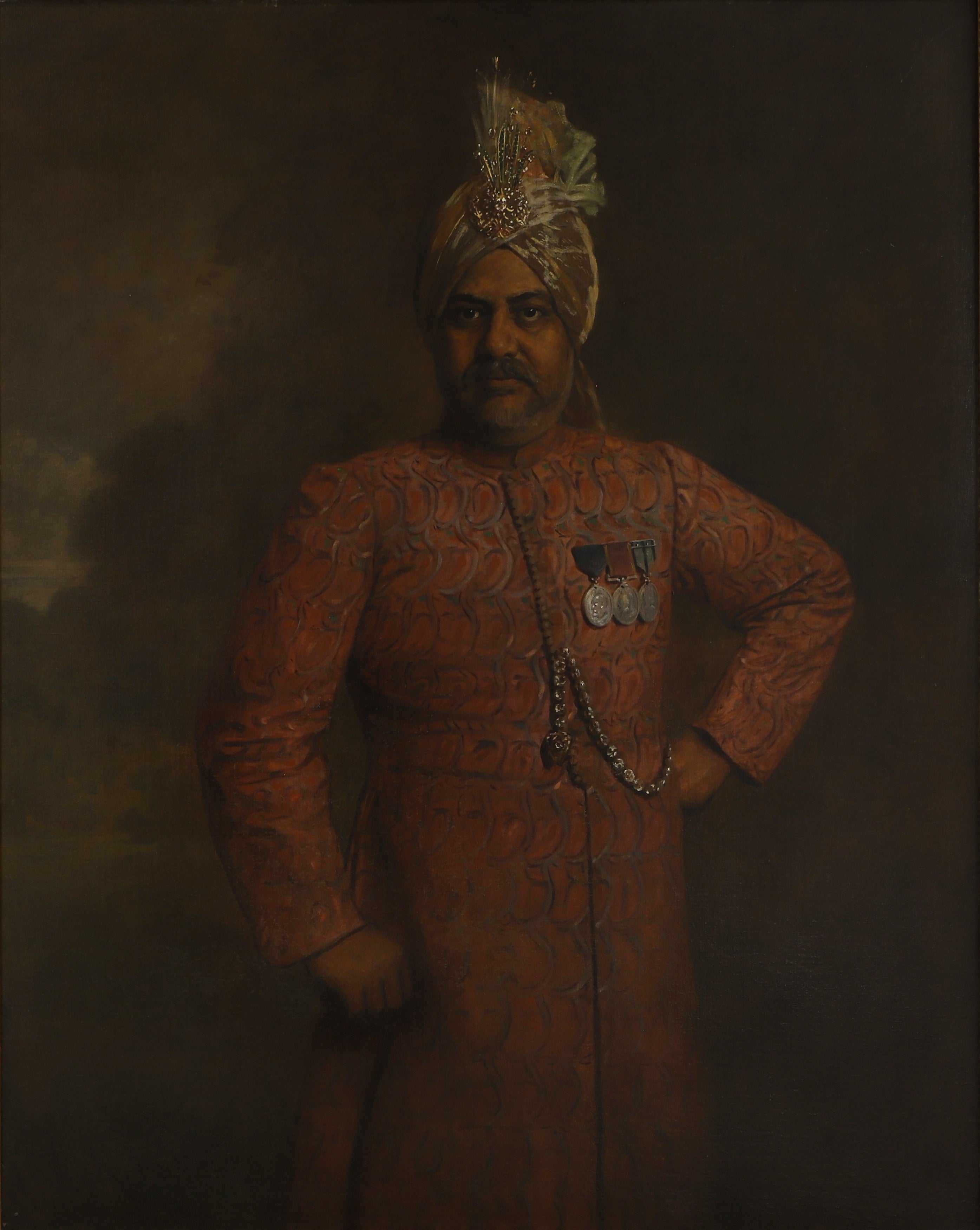 Portraits of Indian princes, possibly from Cossimbazar