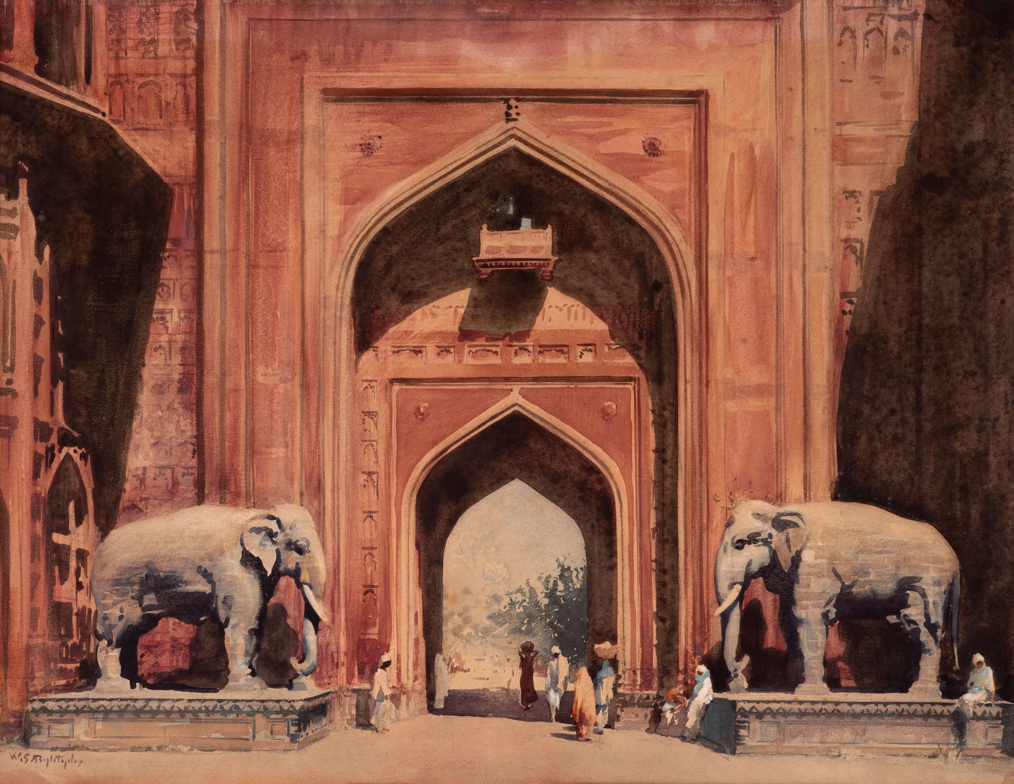 Untitled (The Delhi Gate, The Red Fort, Delhi)