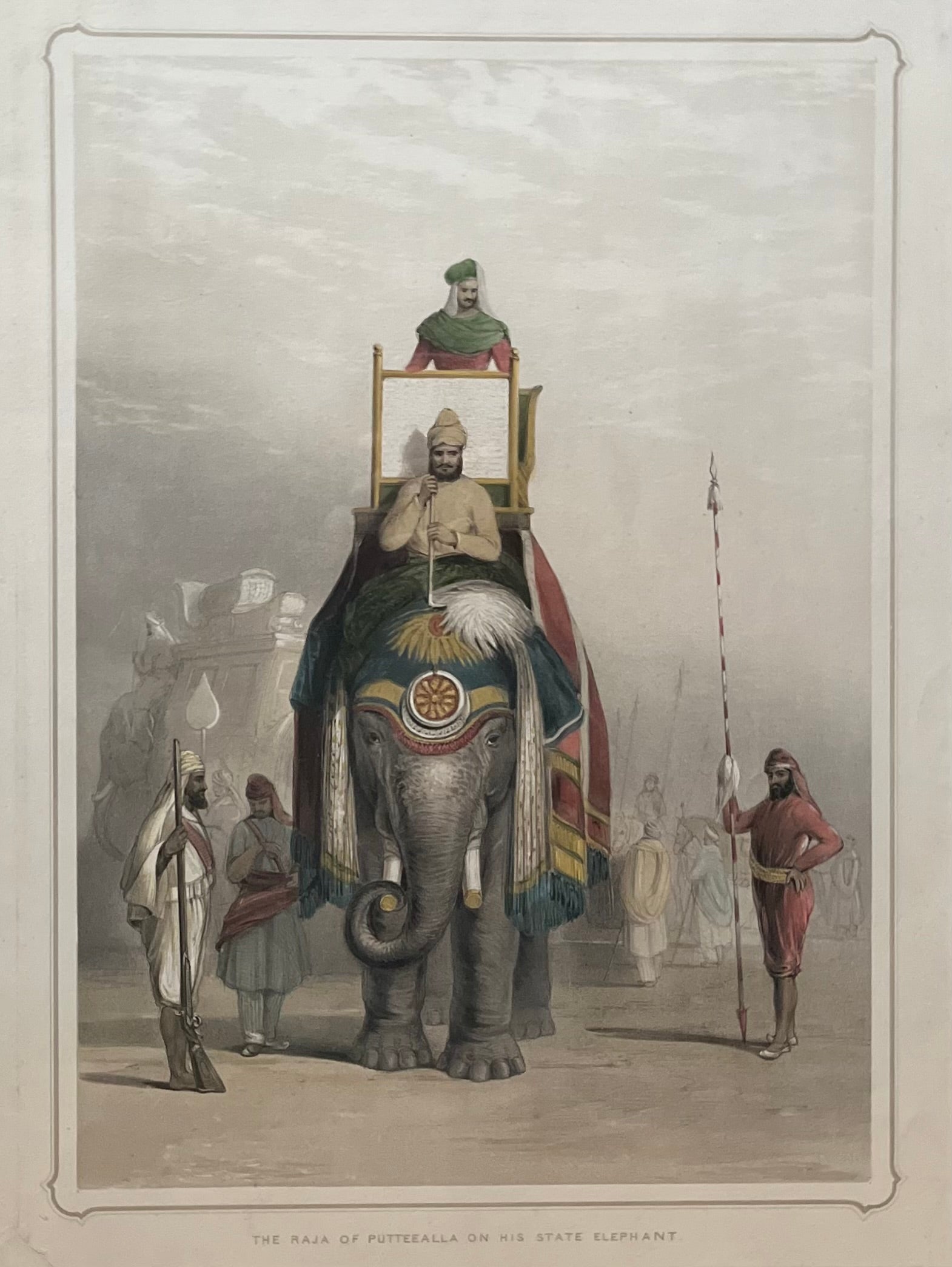 A group of 14 hand-coloured lithographs, including the frontispiece, from Emily Eden's Portraits of the People and Princes of India J. Dickinson & Son, London, 1844