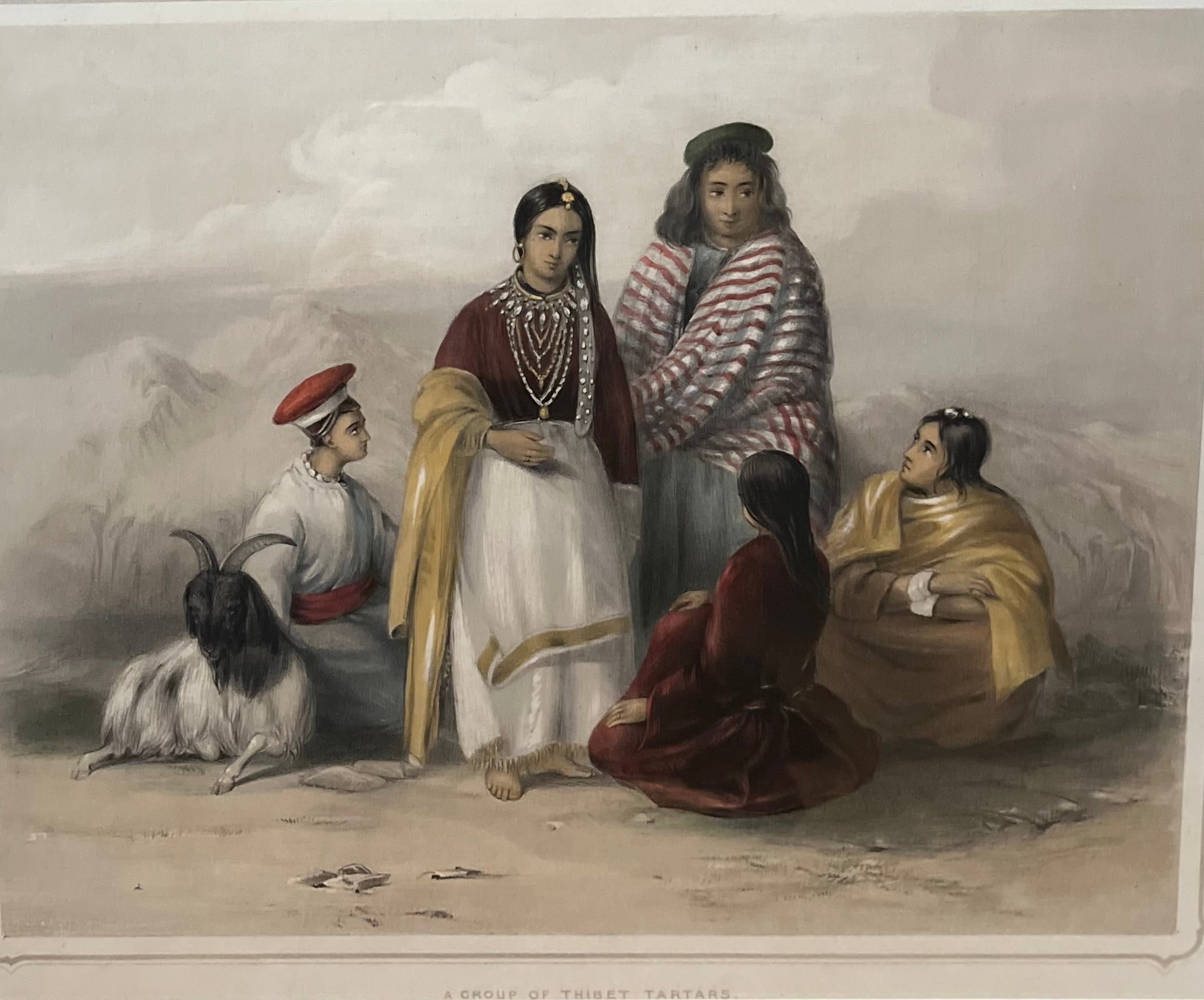 A group of 14 hand-coloured lithographs, including the frontispiece, from Emily Eden's Portraits of the People and Princes of India J. Dickinson & Son, London, 1844