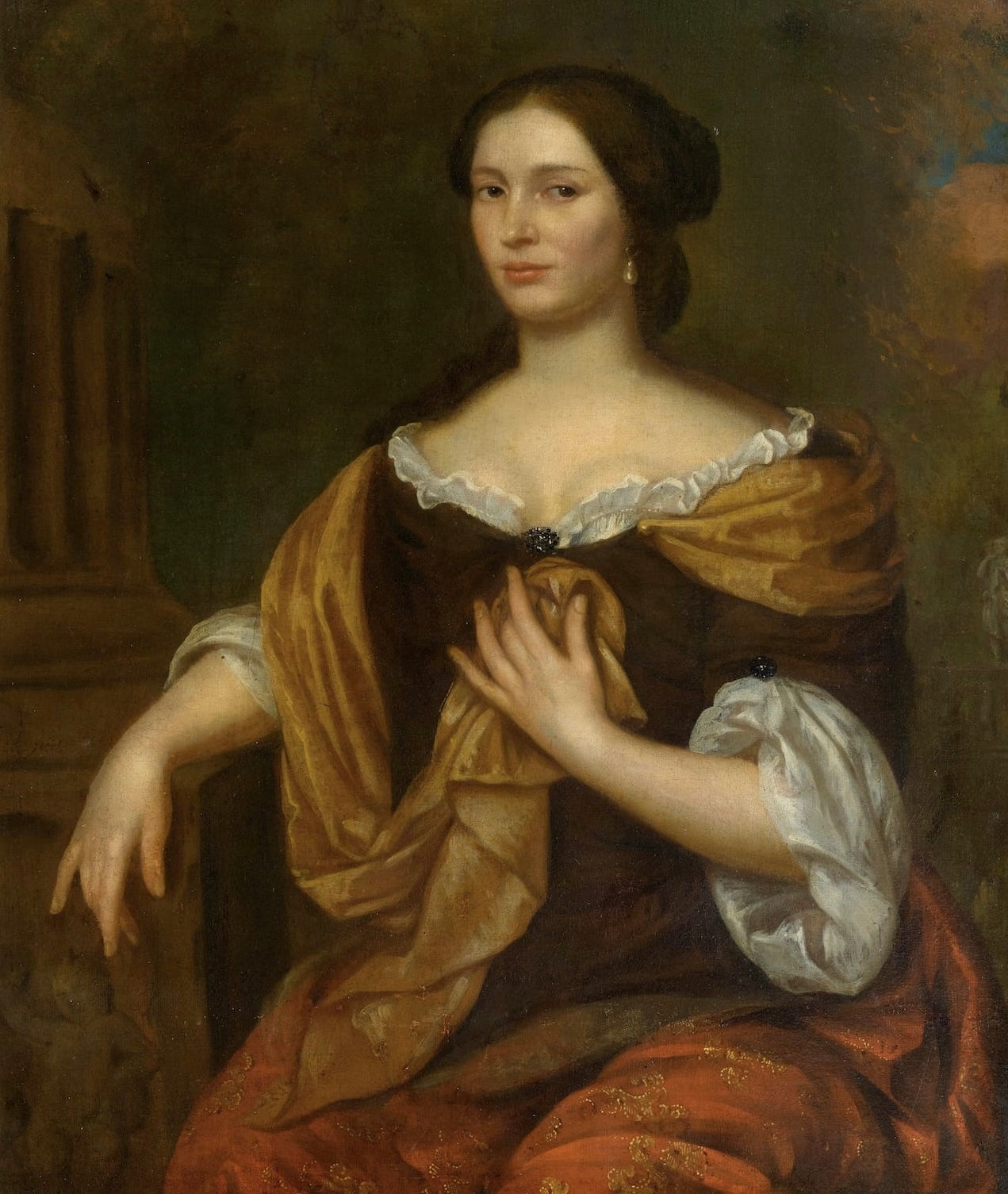 Portrait of a Noblewoman, Dutch School 18th Century