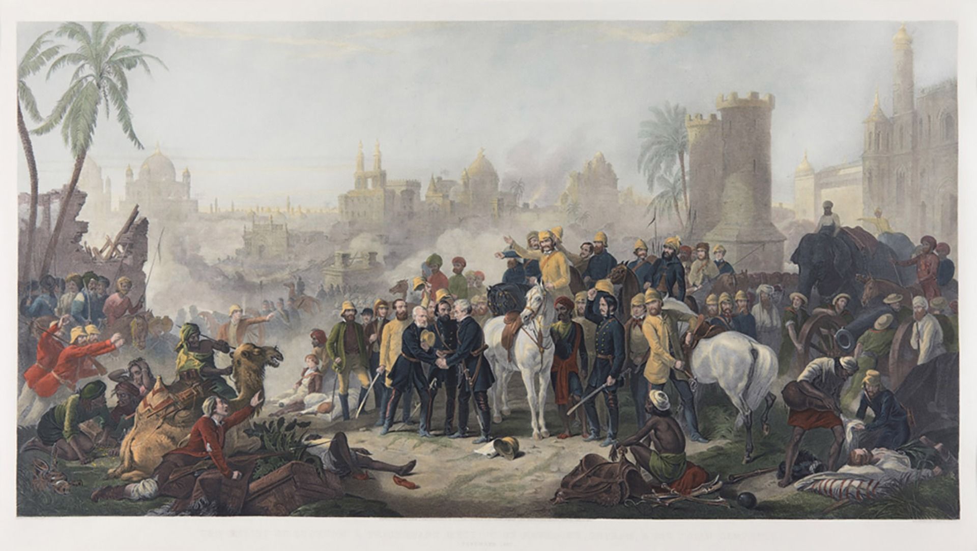 Triumphant meeting of Havelock Outram and Sir Colin Campbell, Late 20th Century