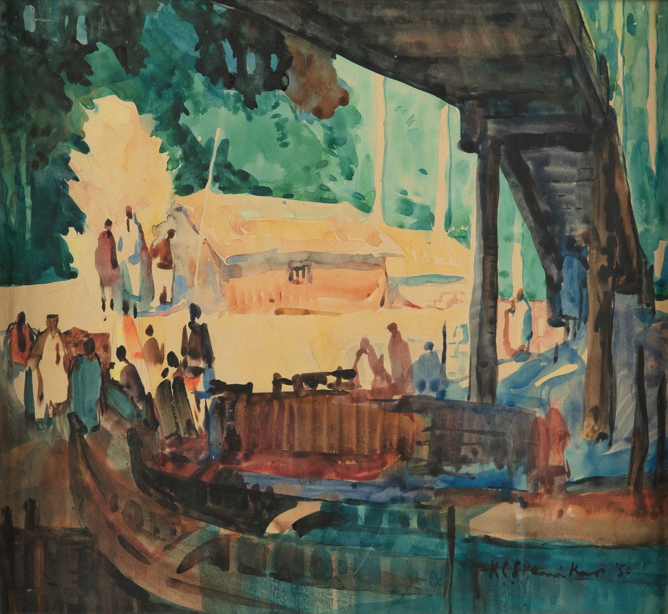 The Foot Bridge, 1950