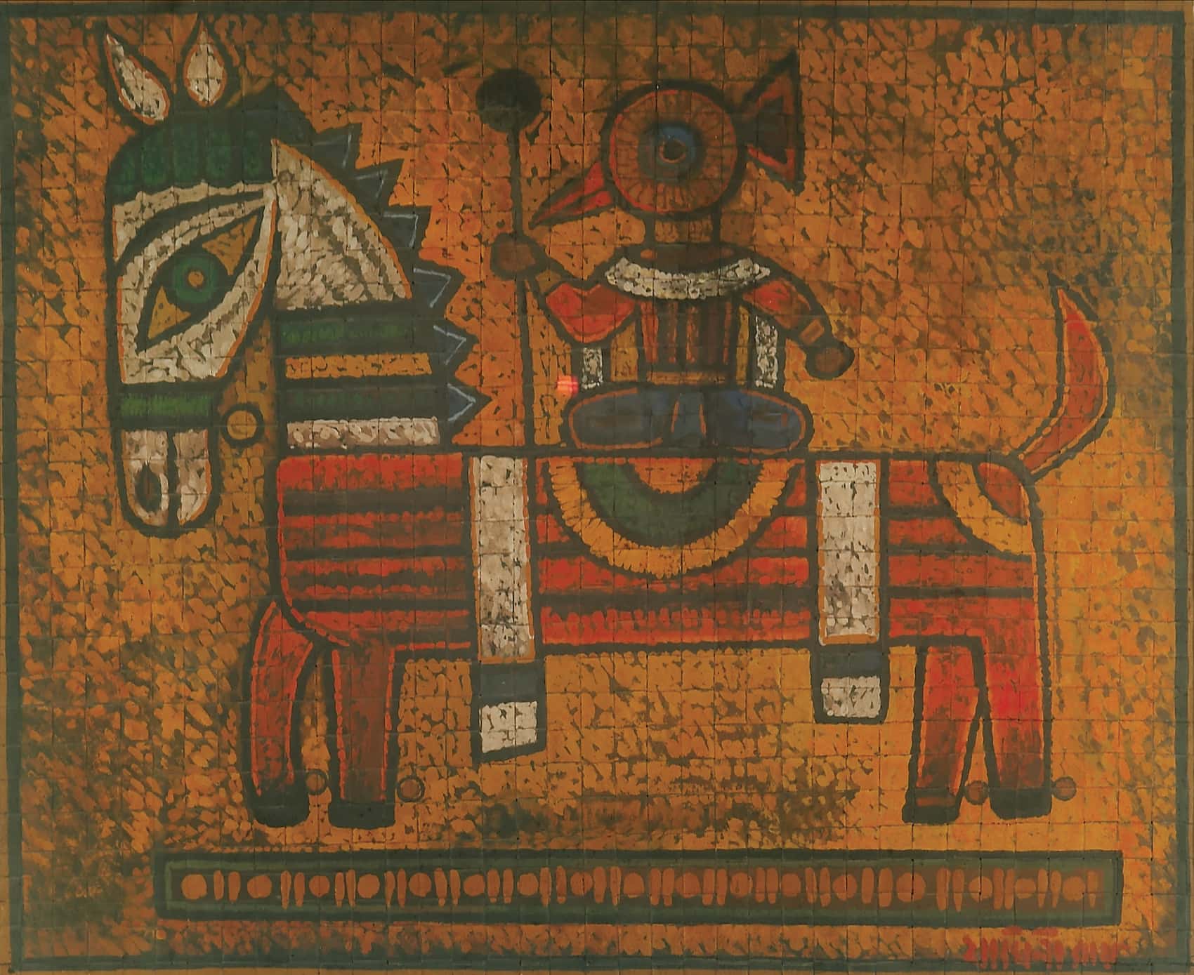 Garuda On Horseback