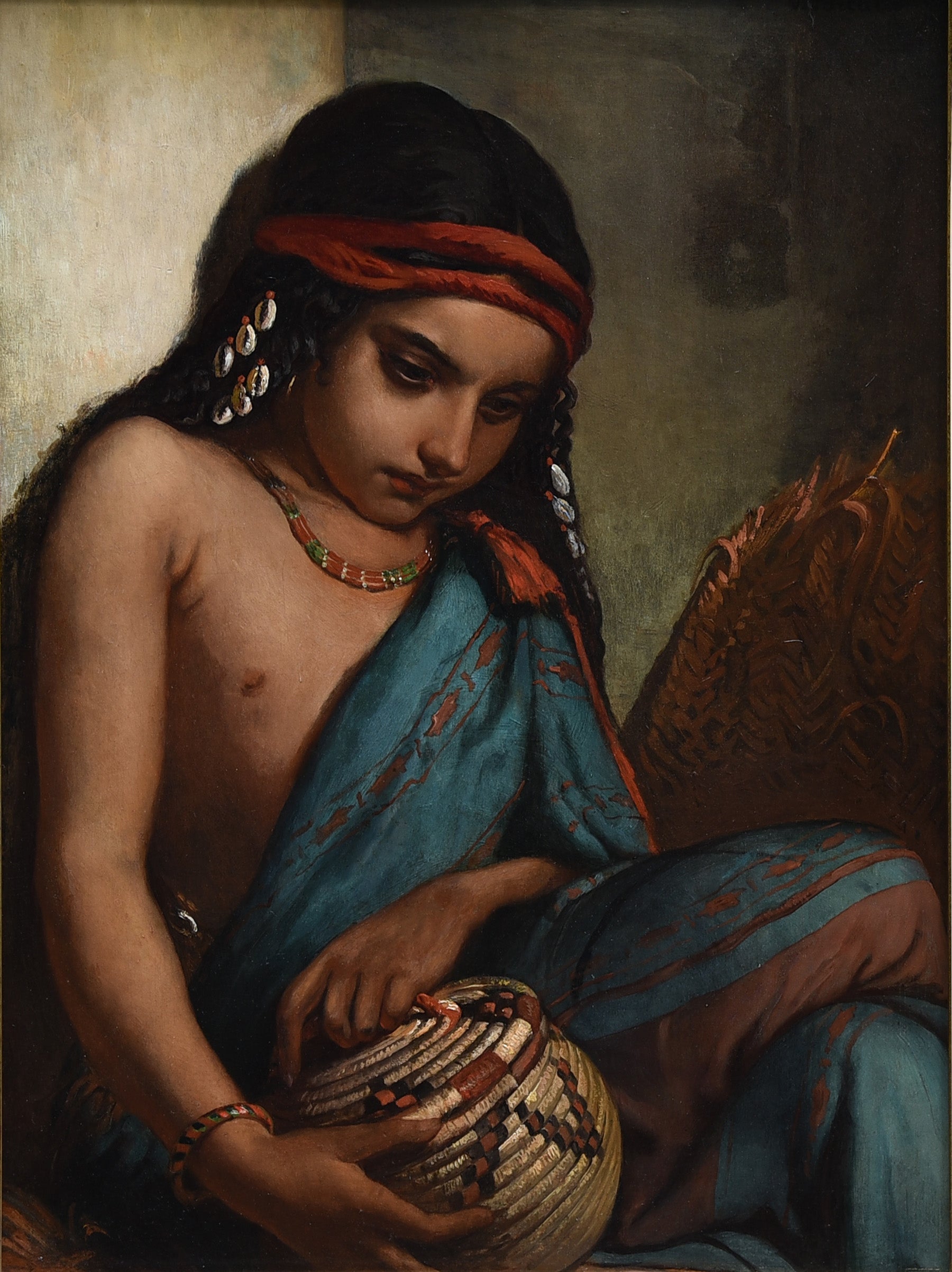 Portrait Of A Young Arab Girl