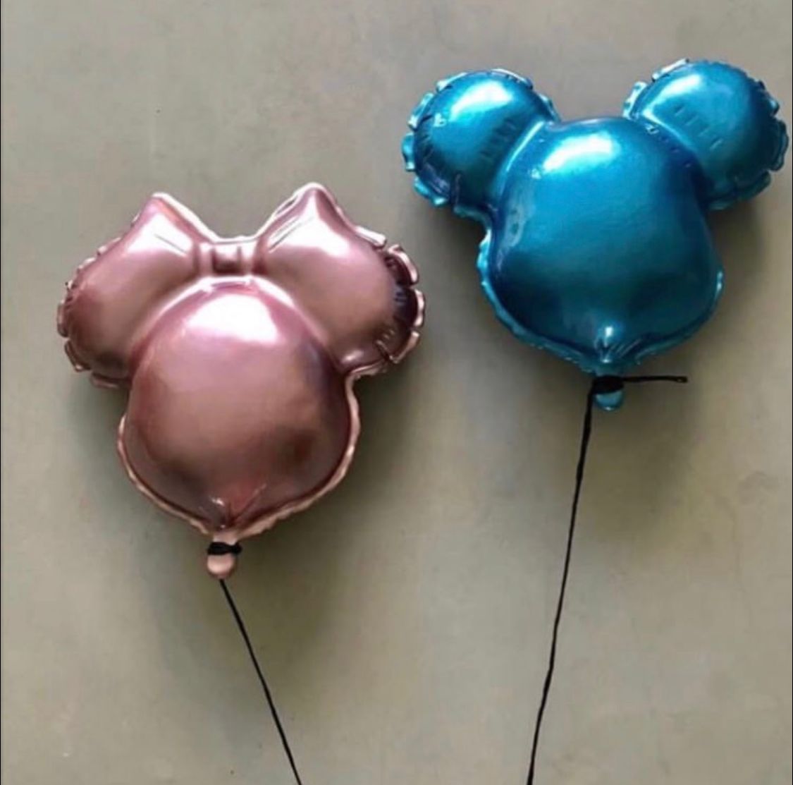 Mickey Metallic Blue Balloon Sculpture