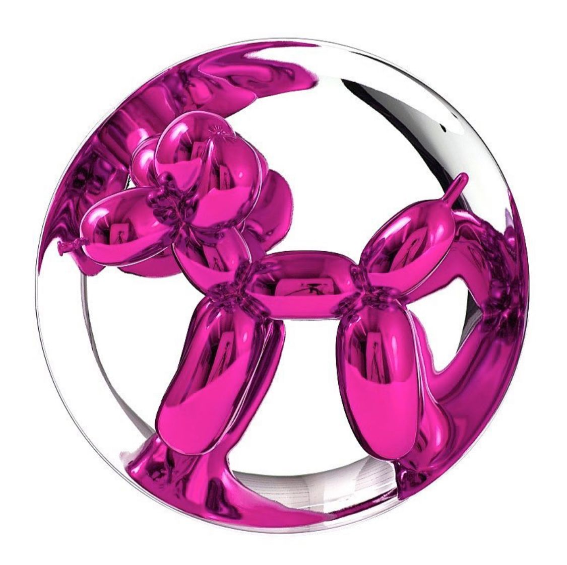 Balloon Dog (Magenta) 2016, Signed / Numbered 1476 Edition Of 2300